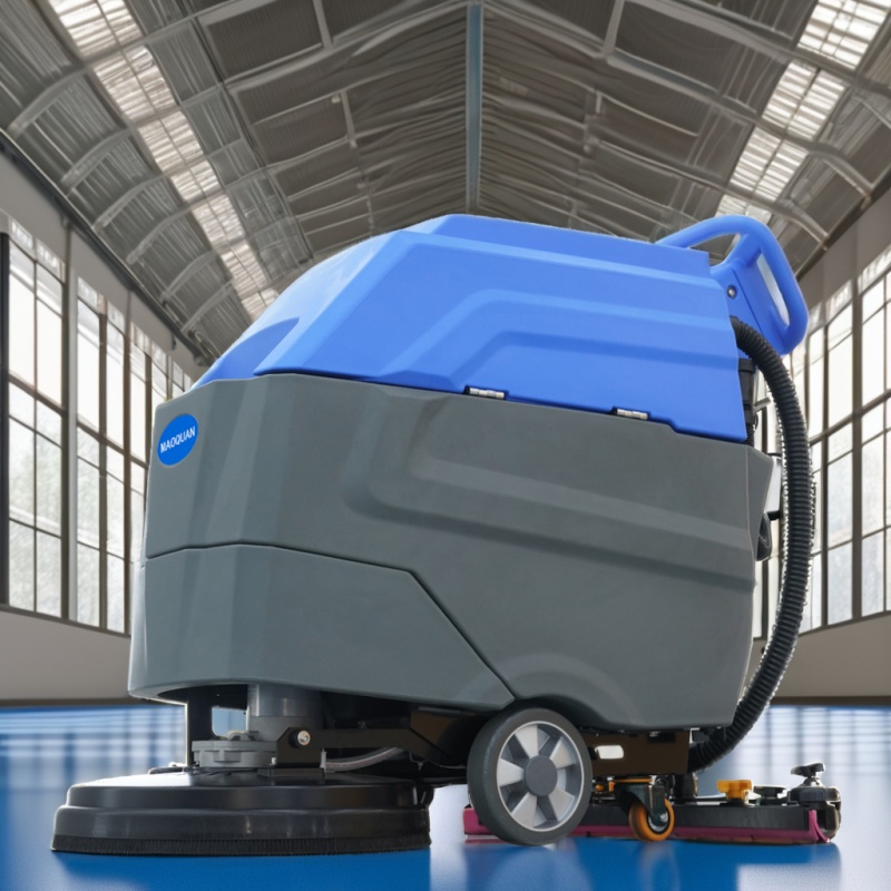 cleaning machine floor scrubber for manufacturing plant