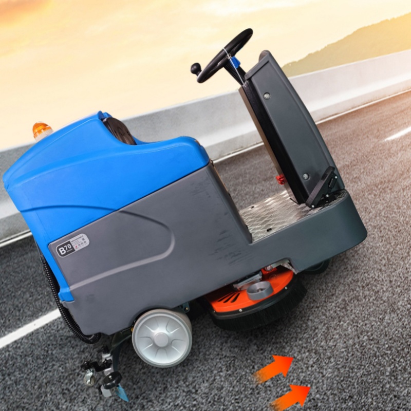 Ride-On Floor Scrubber
