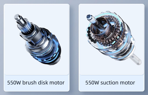 Powerful Suction System Motor