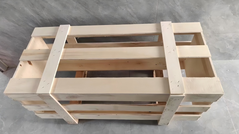 Floor Scrubber in Plywood Export Case