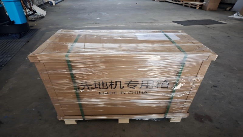 Floor Scrubber in Carton Box