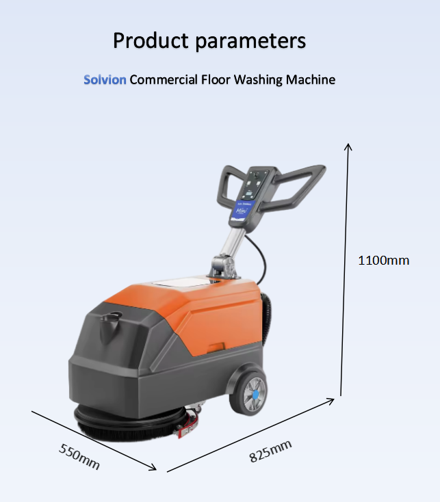 Compact Floor Scrubber Machine Custom Floor Cleaning Equipment