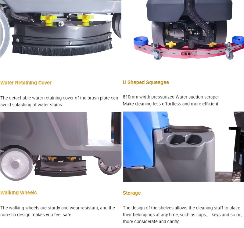 high quality floor scrubber