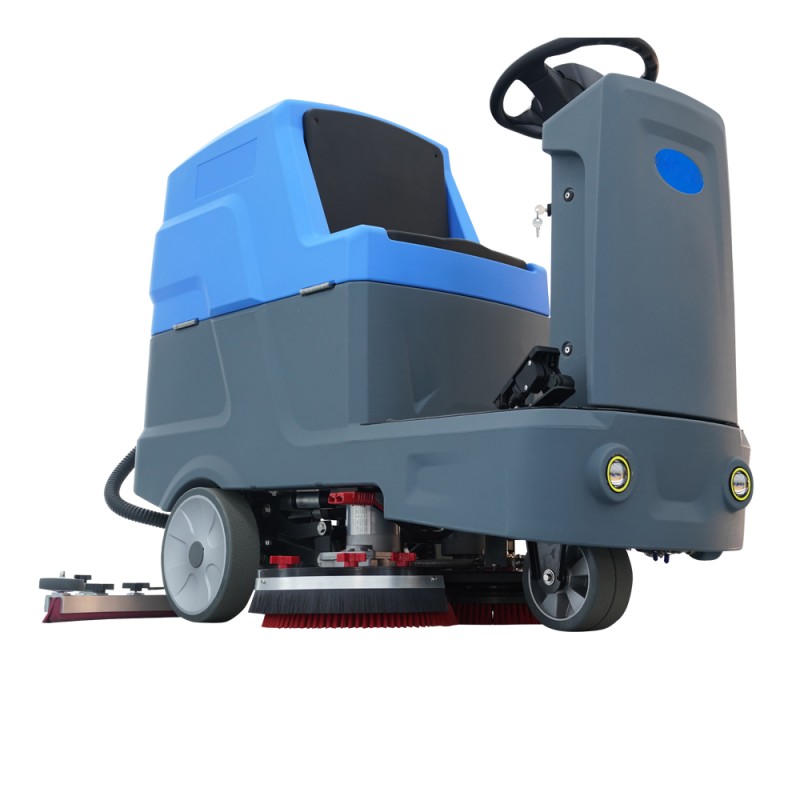 Heavy Duty Industrial Ride On Scrubber Large Ride On Floor Scrubber Dryer